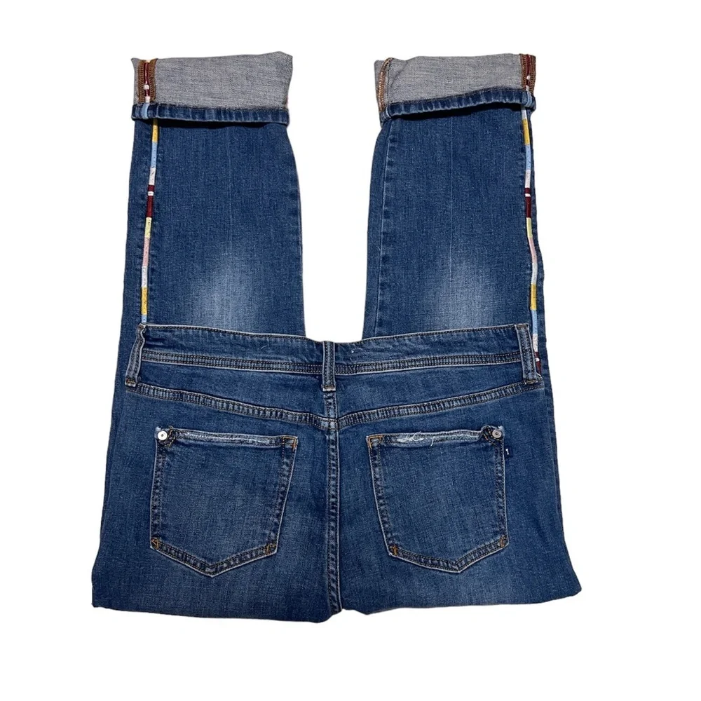 Anthropologie Pilcro And The Letterpress Slim Boyfriend Crop Jeans Size 30 - Picture 8 of 15